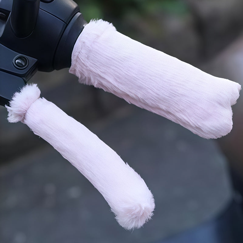 Warm Fluffy Handlebar & Brake Lever Covers