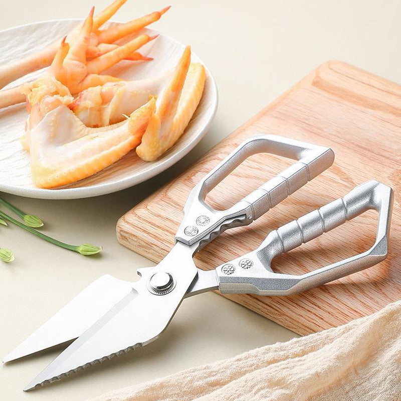 ✂️ BUY 2 GET 3! ✨ HEAVY-DUTY KITCHEN SHEARS - Multi-Function for Poultry, Herbs & More, Comfort Grip & Dishwasher Safe, Includes Nut Cracker and Bottle Opener 🍗🔧