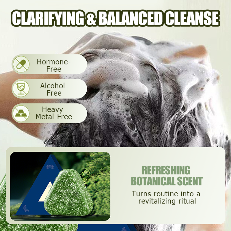 🔥Christmas Limited-Time Offer: 50% OFF!!!🔥|Natural Shampoo Bar For Strengthening Hair