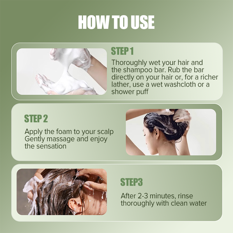 🔥Christmas Limited-Time Offer: 50% OFF!!!🔥|Natural Shampoo Bar For Strengthening Hair