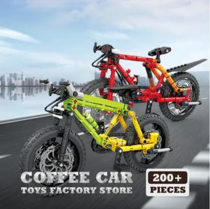 🌟🌟Cool Mountain Bike Building Block Set Creative Gift！
