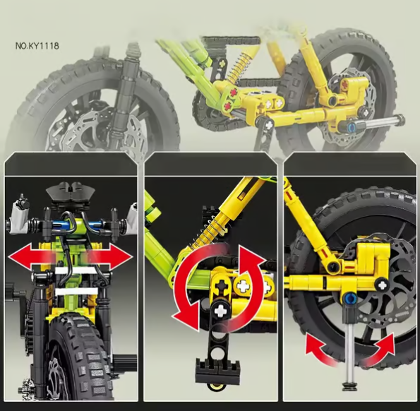 🌟🌟Cool Mountain Bike Building Block Set Creative Gift！