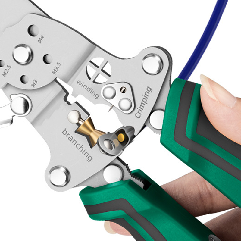 🔥 48% OFF! ⏰Multi-Function Foldable Wire Stripper with Voltage Tester