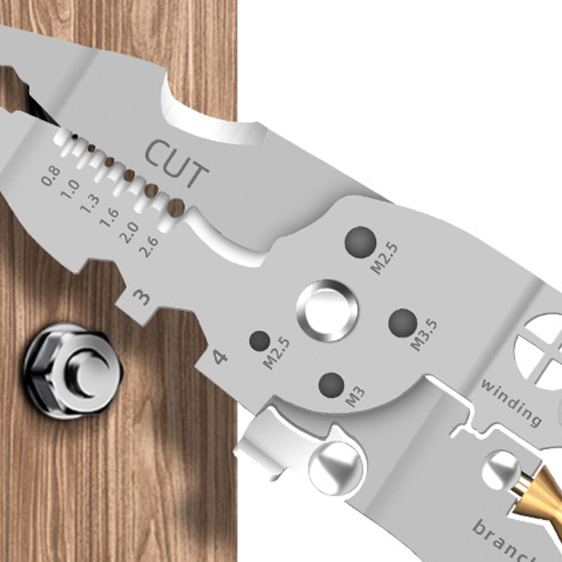 🔥 48% OFF! ⏰Multi-Function Foldable Wire Stripper with Voltage Tester