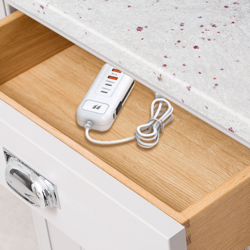 ⚡2026 Hot New Arrivals – Multi-Function Fast Charger 2PD + 2USB! 🔌📱 66W, Built-in Type-C Cable, Safely Charges 4 Devices Simultaneously