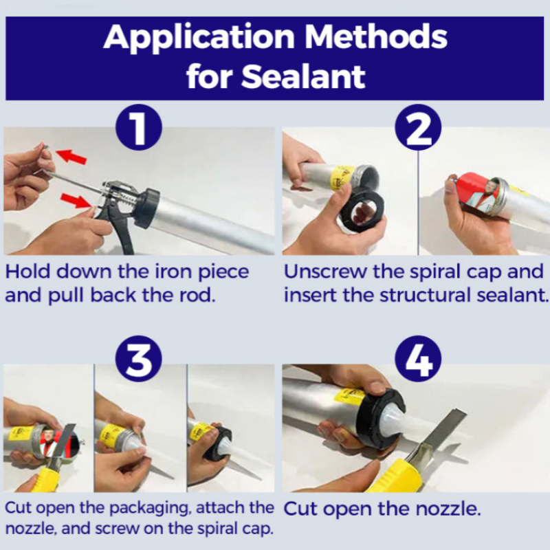 Marine-Grade Waterproof Silicone Sealant