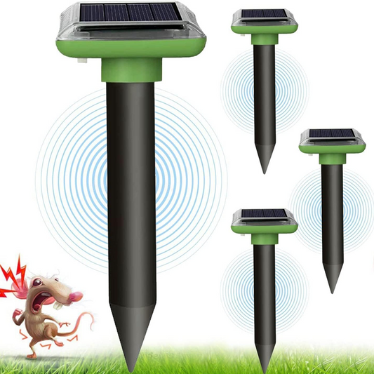 Ultrasonic Solar Powered Waterproof Mole Repellent