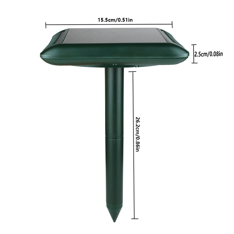 Ultrasonic Solar Powered Waterproof Mole Repellent