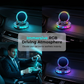 📱 RGB Biltelefonstativ ✅ Automatisk Klemme & Trådløs Opladning | Sikker Enkelhånds Kørsel 🚗