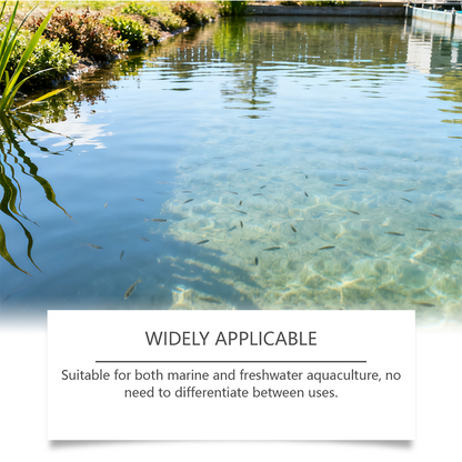 🥳2026 HOT SALE🥳💞Over 50.000 solgt!🌿🦐  Crystal Clear vandklaringsmiddel – Ingen skrappe kemikalier, sikkert for fisk og rejer. Hurtig klarhed til damme og akvarier. 💧✨