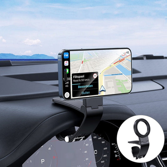 📢📢50% RABAT !! ⏰Magnetisk Instrumentbræt Klip Biltelefon Holder