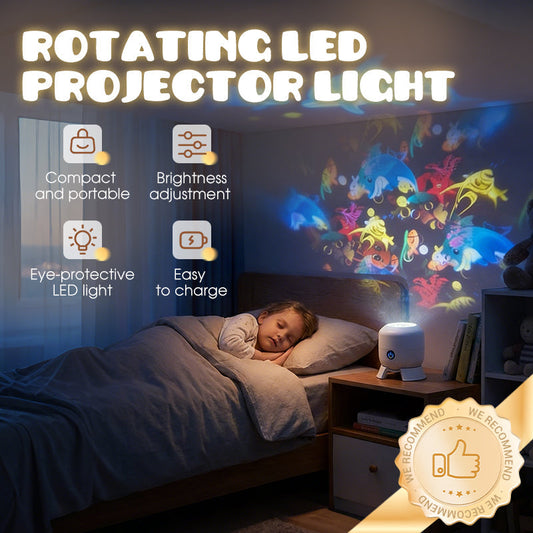 Dynamisk roterende LED-projektørlys