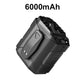 6000mAh multifunktionel taljeventilator med 100 hastigheder og lommelygte