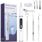Kit Pulizia Denti Professionale a Casa - Rimuovi Placca e Tartaro Elettrico con Luce LED, 5 Modalità Regolabili, Ricaricabile USB con Testine di Ricambio e Strumenti per Igiene Orale