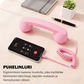 🎄 Retro-telefonrør med Type-C 📞🎚️🔌 Med plug & play, indbygget HD-mikrofon og 1 meter kabel