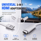 Cavo 3-i-1 telefon til HDMI-kabel